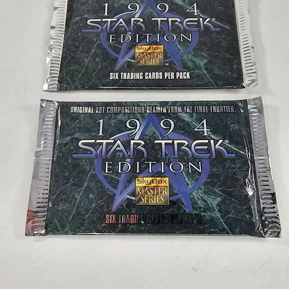 Skybox 1994 Star Trek Edition Master Series Trading Card Pack Sealed Two - Picture 3 of 6